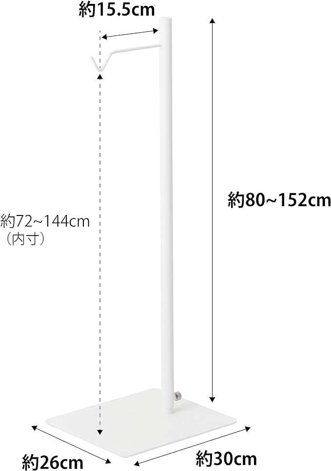 tower Height Expandable Lantern Stand White Garden Light Stand Height Adjustable