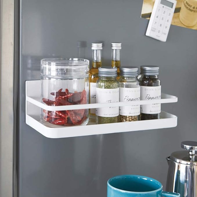 Tower Magnetic Spice Rack, White