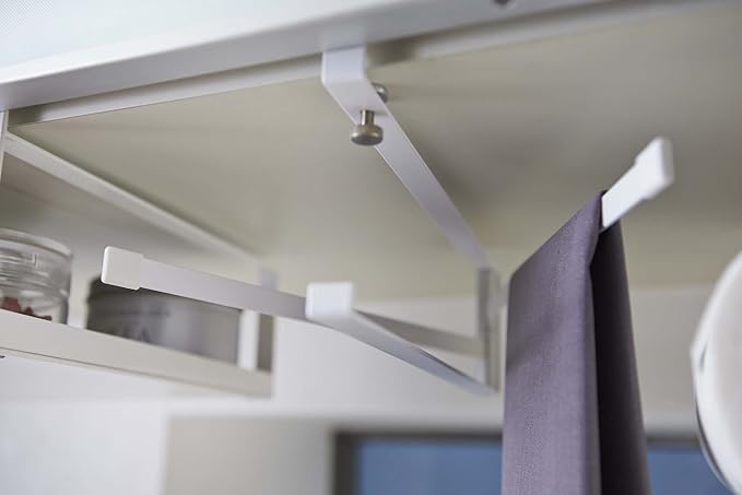 PLATE Under-Cabinet Dish Hanger, White