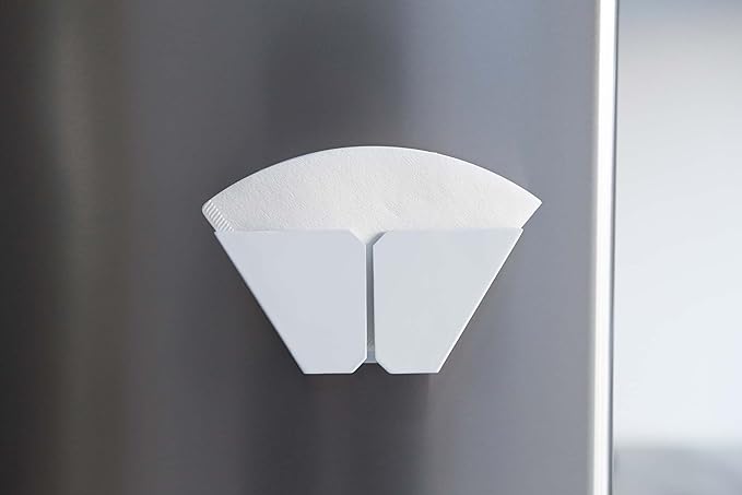 Tower Magnetic Coffee Paper Filter Holder, White