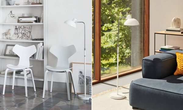Kaiser IDELL 6580-F LUXUS Floor Lamp, White