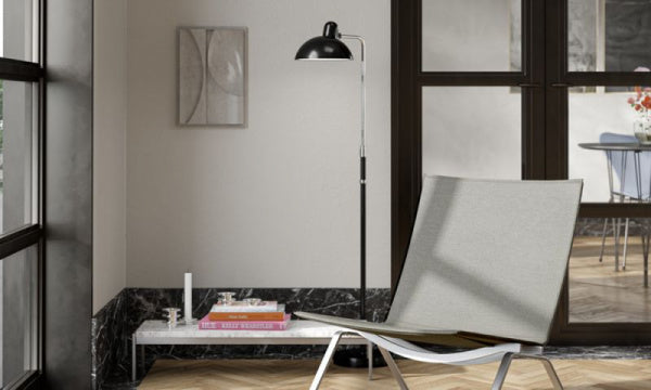 Kaiser IDELL 6580-F LUXUS Floor Lamp, Matte Black
