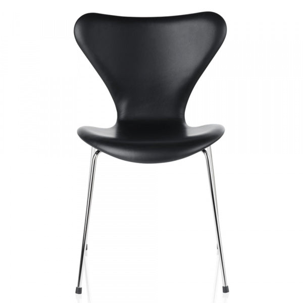 Seven Chair 3107 Fully padded Essential Leather Black Chrome legs