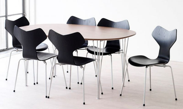 Super Oval Table B616 W170×D100cm Walnut