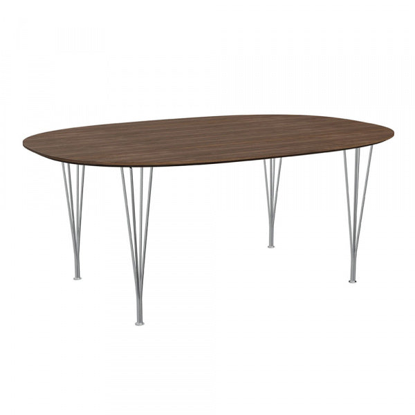 Super Oval Table B613 W180×D120cm Walnut