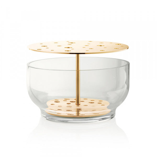 IKEBANA VASE LARGE BRASS LACQUER