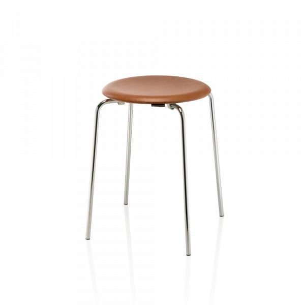 DOT Stool Wild Leather Walnut