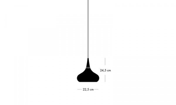 ORIENT Pendant Light P1 Black x Rosewood