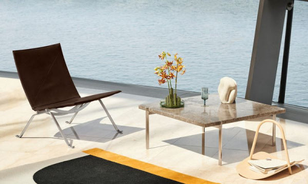 Rug Mat Ocher 103 x 130cm Black x Ocher x Grey