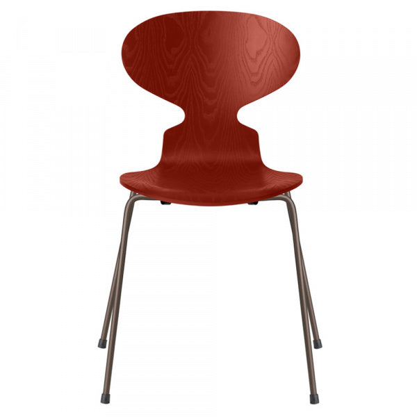 ANT Ant Chair 3101 in Coloured Ash and Venetian Red