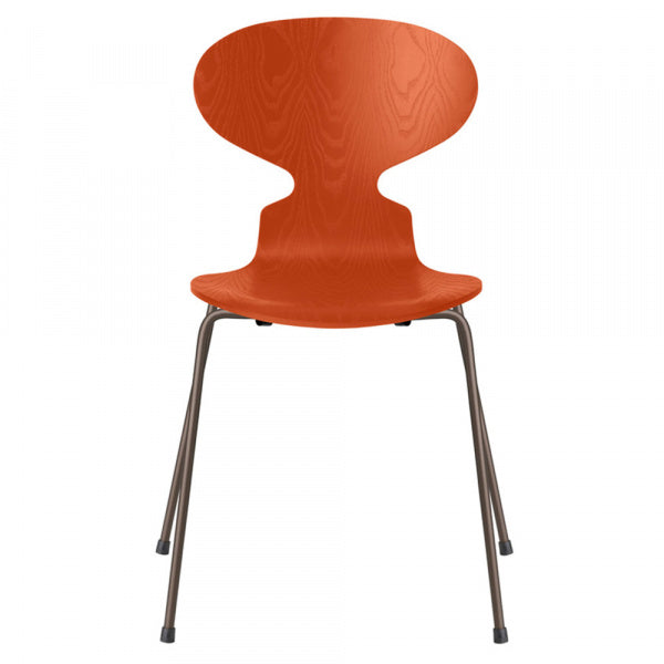 ANT Ant Chair 3101 in Colored Ash and Paradise Orange