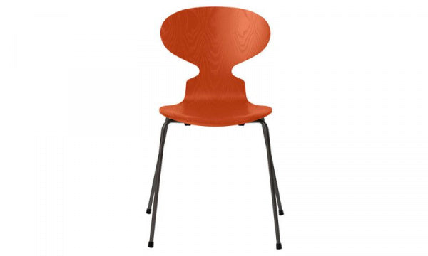 ANT Ant Chair 3101 in Colored Ash and Paradise Orange
