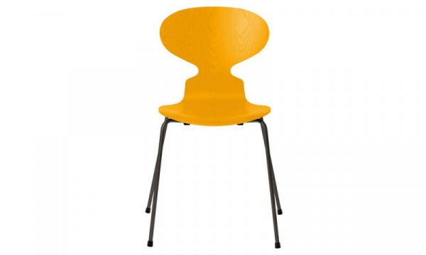 ANT Ant Chair 3101 in Colored Ash and True Yellow