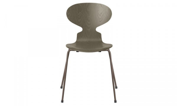 ANT Ant Chair 3101 in Colored Ash and Olive Green