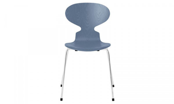 ANT Ant Chair 3101 in Coloured Ash and Dusk Blue