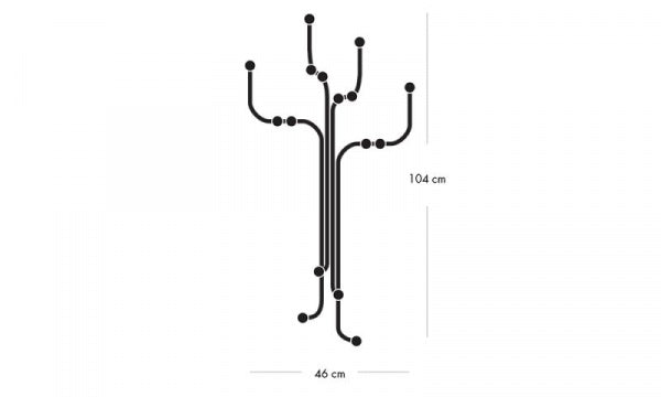 COAT TREE ウォール ライトグレー