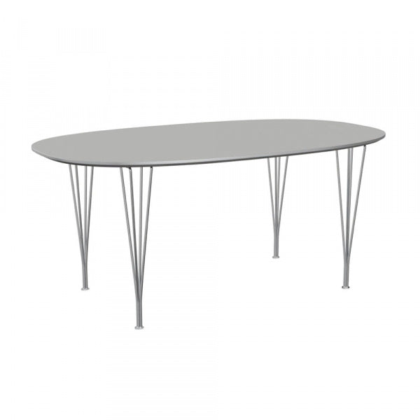 Super Oval Table B616 W170×D100cm Gray Ephesus