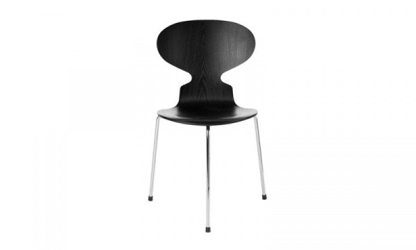 ANT Ant Chair 3100, 3-legged, Colored Ash, Black