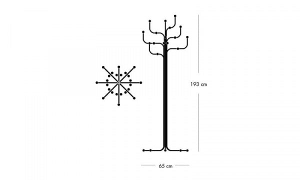 COAT TREE Silver