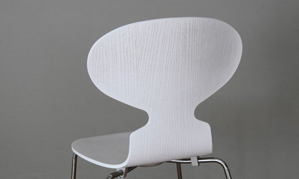 ANT Ant Chair 3101 in Coloured Ash with White Chrome Legs