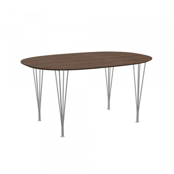 Super Oval Table B612 W150×D100cm Walnut