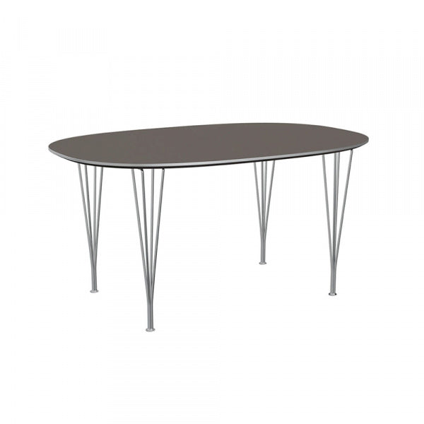 Super Oval Table B612 W150×D100cm Gray