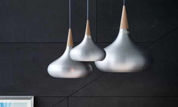 ORIENT P2 Pendant Light, Aluminum x Oak