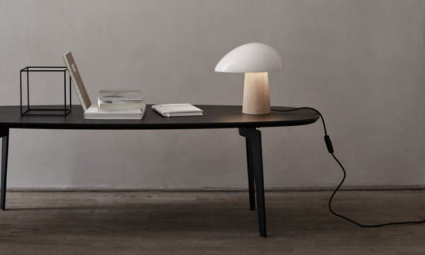 NIGHT OWL Table Lamp, Smoky White x Ash