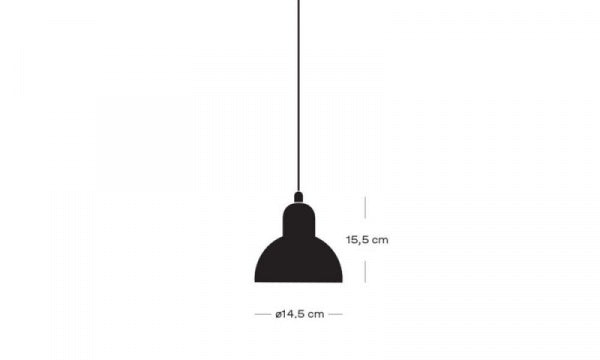 KAISER IDELL Pendant Light 6722-P Russet Red