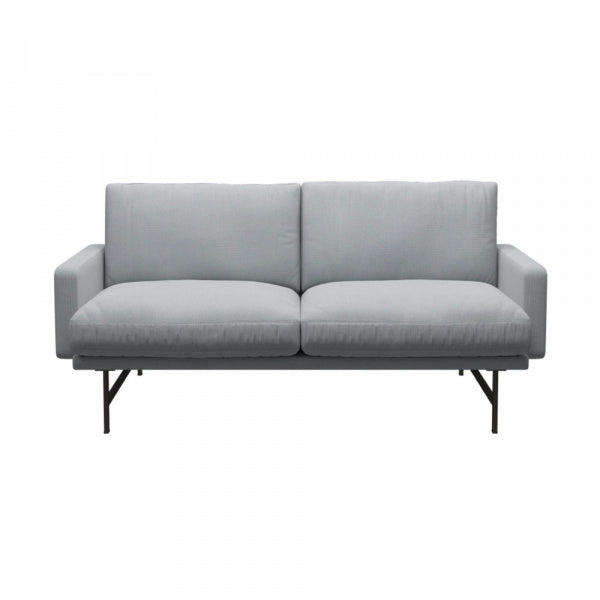 LISSONI SOFA 2-seater PL112S Steelcut trio 113 Beige x Brown Bronze Legs