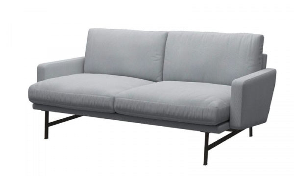 LISSONI SOFA 2-seater PL112S Steelcut trio 113 Beige x Brown Bronze Legs
