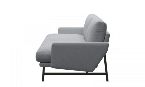 LISSONI SOFA 2-seater PL112S Steelcut trio 113 Beige x Brown Bronze Legs