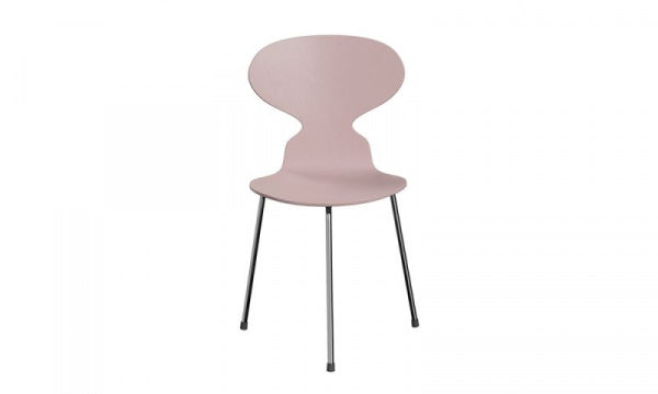 ANT Ant Chair 3100, 3-legged, Colored Ash, Pale Rose