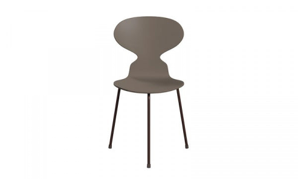 ANT Ant Chair 3100, 3-legged, Lacquer, Deep Clay