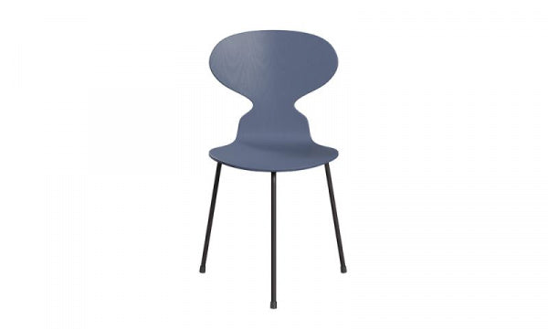 ANT Ant Chair 3100, 3-legged, Colored Ash, Dusk Blue