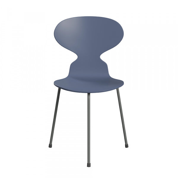 ANT Ant Chair 3100, 3-legged, Lacquer, Dusk Blue