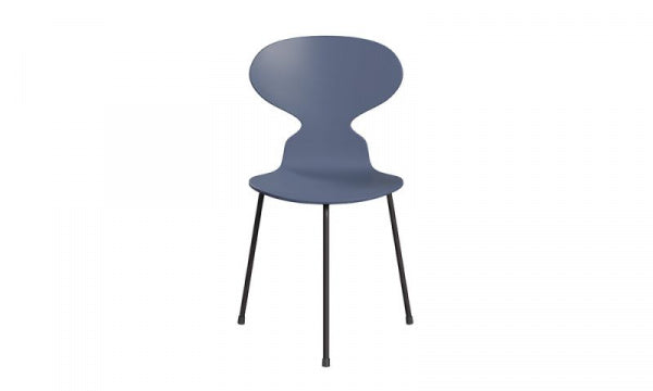 ANT Ant Chair 3100, 3-legged, Lacquer, Dusk Blue