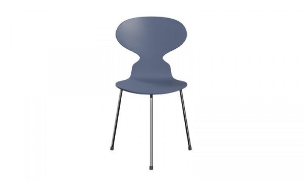 ANT Ant Chair 3100, 3-legged, Lacquer, Dusk Blue