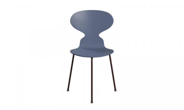 ANT Ant Chair 3100, 3-legged, Lacquer, Dusk Blue
