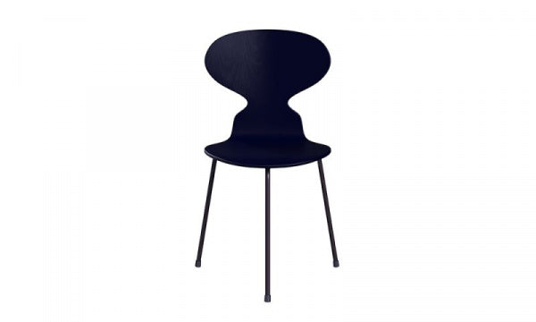 ANT Ant Chair 3100, 3-legged, Colored Ash, Midnight Blue