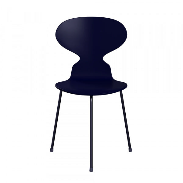 ANT Ant Chair 3100, 3-legged, Lacquer, Midnight Blue