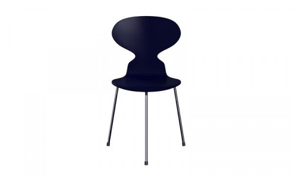 ANT Ant Chair 3100, 3-legged, Lacquer, Midnight Blue