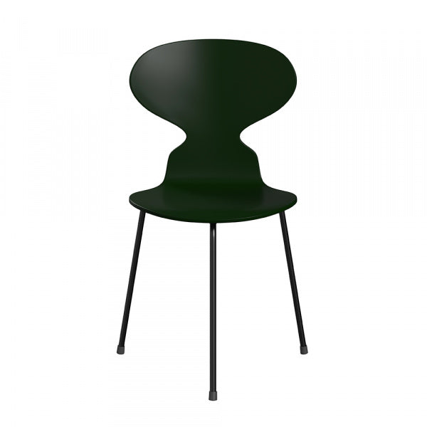 ANT Ant Chair 3100, 3-legged, Lacquer, Evergreen