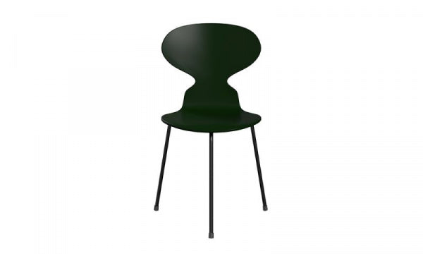 ANT Ant Chair 3100, 3-legged, Lacquer, Evergreen
