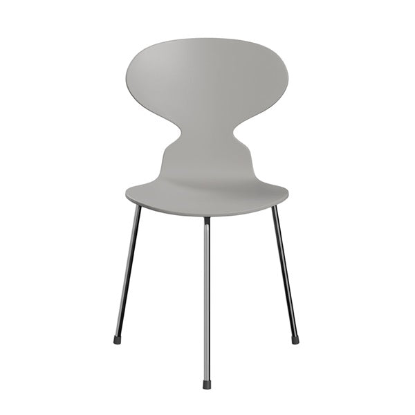 ANT Ant Chair 3100 in Nine Grey Lacquer with Chrome Legs