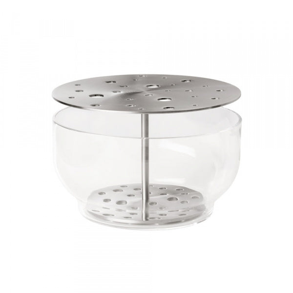 IKEBANA VASE LARGE STAINLESS STEEL