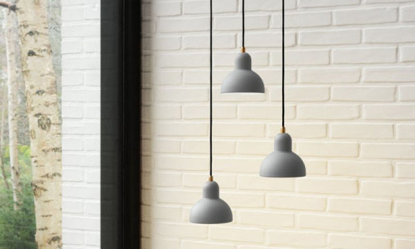KAISER IDELL Pendant Light 6722-P Easy Gray x Brass