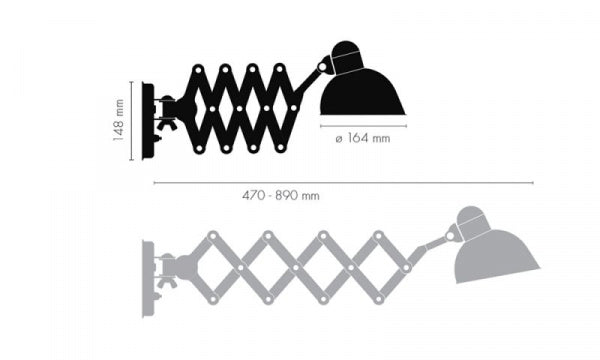 KAISER IDELL wall lamp