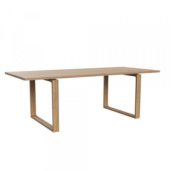 ESSAY Table W218×D95cm White Oil Finish