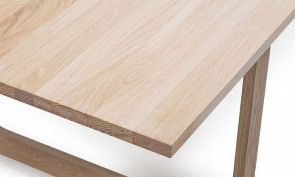 ESSAY Table W218×D95cm White Oil Finish